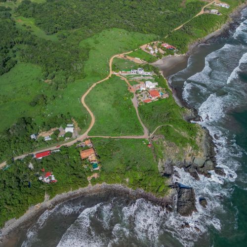 Aerial View Troncones Buenavista 